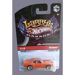 2009 Hot Wheels '69 CAMARO Larry's Garage Series Orange  17/20 LWRR 5SP 1:64 MOC